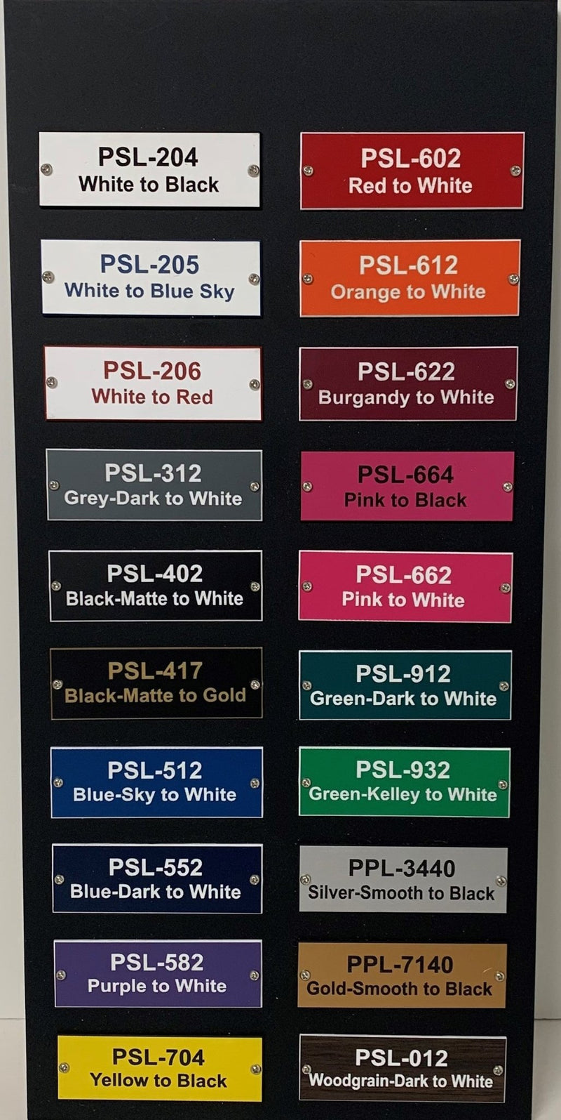 Standard Plastic Laser Name Badges - AndersonTrophy.com