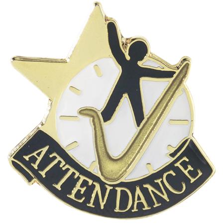 Star Attendance Themed Pin - AndersonTrophy.com