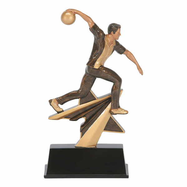 Star Power Sport Male Bowling Resin - AndersonTrophy.com