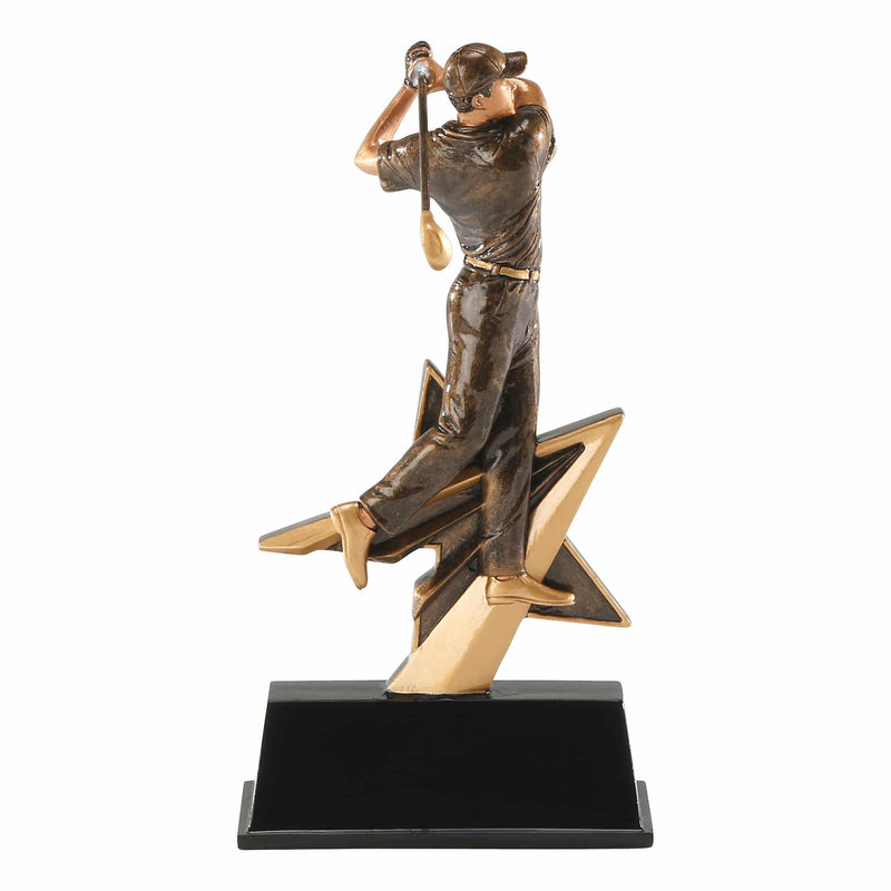 Star Power Sport Male Golf Resin - AndersonTrophy.com