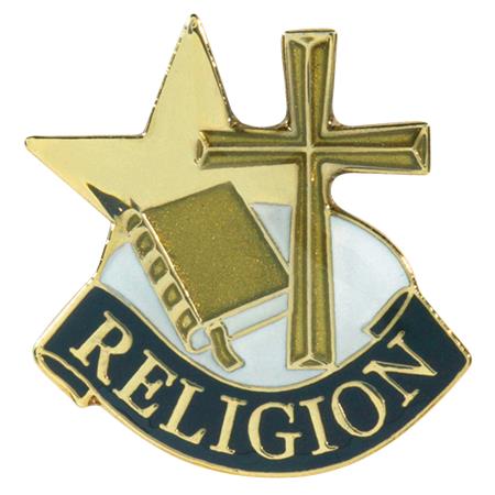 Star Religious Themed Pin - AndersonTrophy.com