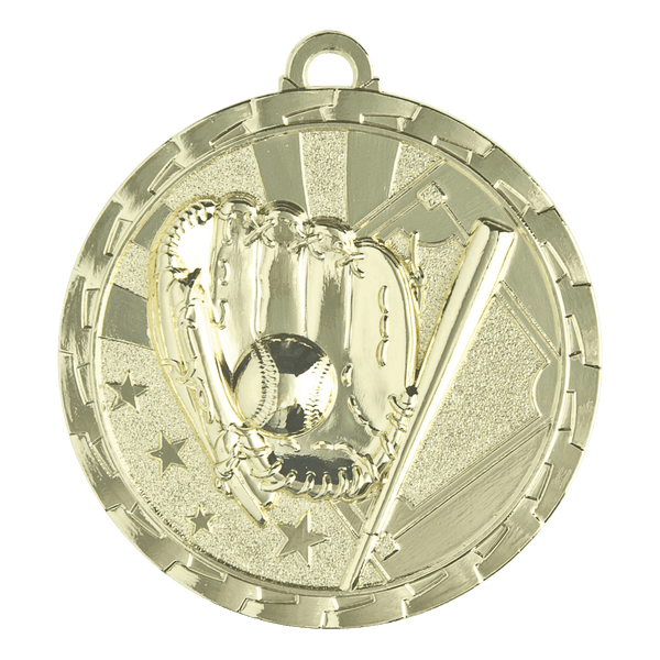 Star Shine Baseball Medals - AndersonTrophy.com