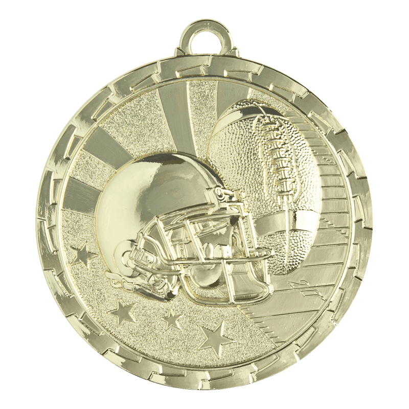 Star Shine Football Medals - AndersonTrophy.com