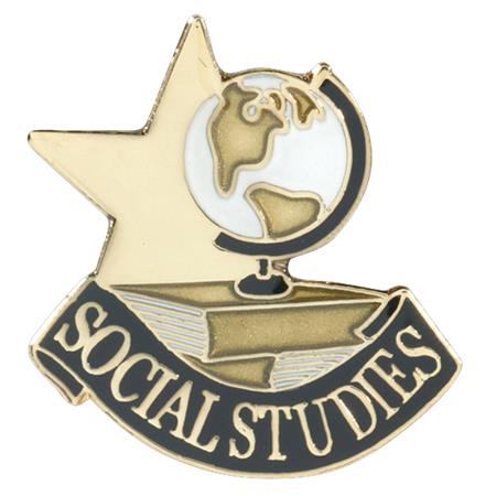 Star Social Studies Themed Pin - AndersonTrophy.com