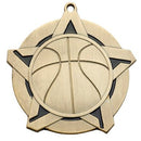 Super Star Basketball Themed Medal - AndersonTrophy.com
