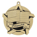 Super Star Citizenship Themed Medal - AndersonTrophy.com