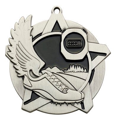 Super Star Cross Country Themed Medal - AndersonTrophy.com