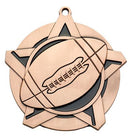 Super Star Football Themed Medal - AndersonTrophy.com