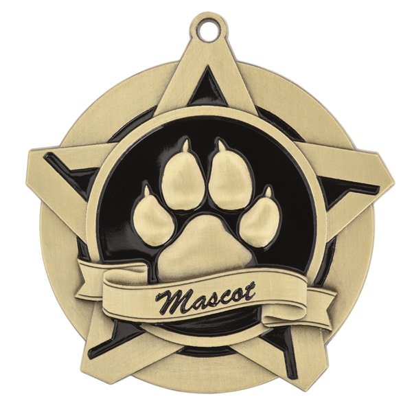 Super Star Mascot Themed Medals - AndersonTrophy.com