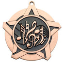 Super Star Music Themed Medal - AndersonTrophy.com