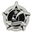 Super Star Perfect Attendance Themed Medal - AndersonTrophy.com