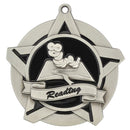 Super Star Reading Themed Medal - AndersonTrophy.com