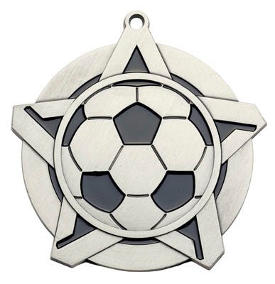 Super Star Soccer Themed Medal - AndersonTrophy.com