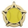 Super Star Softball Themed Medals - AndersonTrophy.com