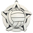 Super Star Volleyball Themed Medal - AndersonTrophy.com