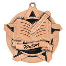 Super Star Writing Themed Medal - AndersonTrophy.com