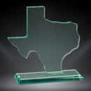 Texas State Acrylic Award - Jade - AndersonTrophy.com