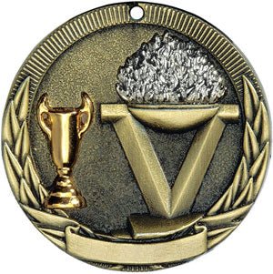 Tri-Colored Victory Themed Medals - AndersonTrophy.com