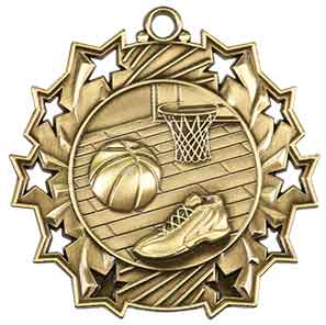TS Basketball Themed Medal - AndersonTrophy.com