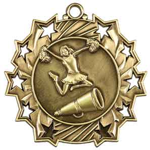 TS Cheer Themed Medal - AndersonTrophy.com