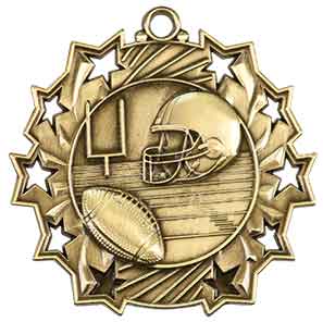 TS Football Themed Medal - AndersonTrophy.com