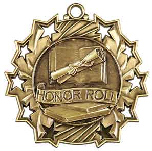 TS Honor Roll Themed Medal - AndersonTrophy.com