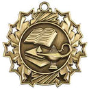 TS Lamp of Knowledge Themed Medal - AndersonTrophy.com