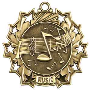 TS Music Themed Medal - AndersonTrophy.com