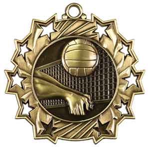 TS Volleyball Themed Medal - AndersonTrophy.com