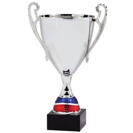 United States Silver Trophy Cup on Black Marble Base - AndersonTrophy.com