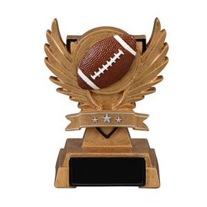 Victory Wing Football Resin - AndersonTrophy.com