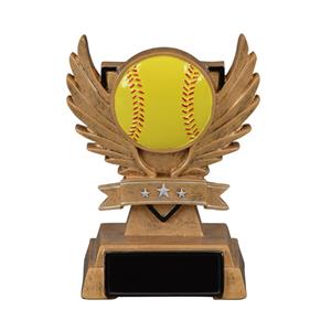 Victory Wing Softball Resin - AndersonTrophy.com