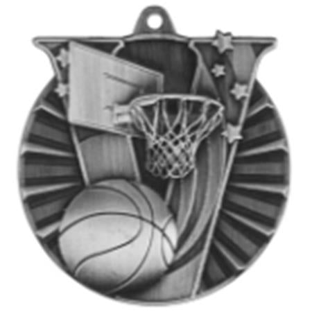 VM Basketball Themed Medal - AndersonTrophy.com