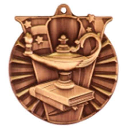 VM Lamp of Knowledge Themed Medal - AndersonTrophy.com