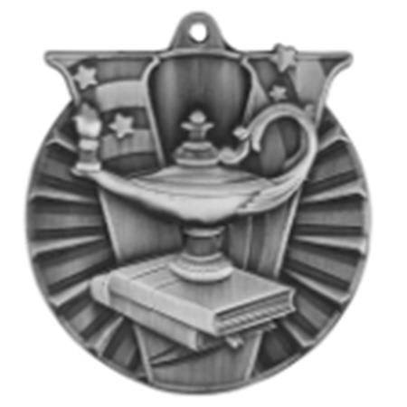 VM Lamp of Knowledge Themed Medal - AndersonTrophy.com