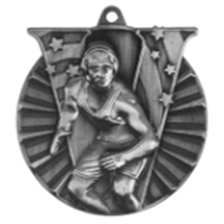 VM Wrestling Themed Medal - AndersonTrophy.com