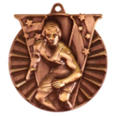VM Wrestling Themed Medal - AndersonTrophy.com