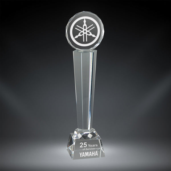 Windsong Tower Crystal Award - AndersonTrophy.com