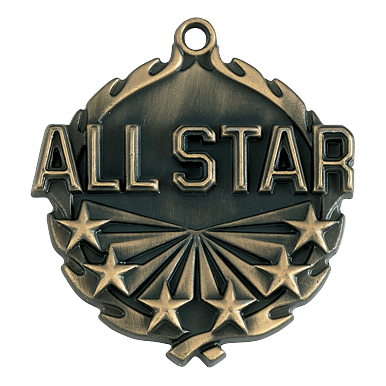 Wreath II All Star Medals - AndersonTrophy.com