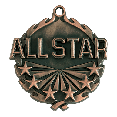 Wreath II All Star Medals - AndersonTrophy.com