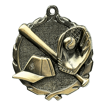 Wreath II Baseball Medals - AndersonTrophy.com