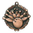 Wreath II Bowling Medals - AndersonTrophy.com