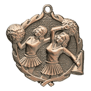 Wreath II Cheer Medals - AndersonTrophy.com