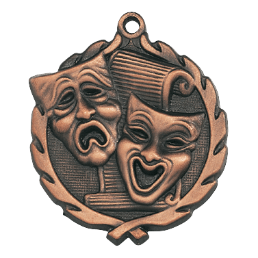 Wreath II Drama Medals - AndersonTrophy.com