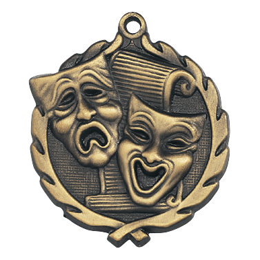 Wreath II Drama Medals - AndersonTrophy.com