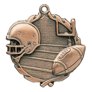 Wreath II Football Medals - AndersonTrophy.com