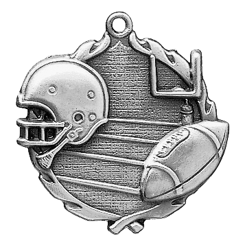 Wreath II Football Medals - AndersonTrophy.com