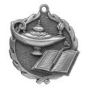 Wreath II Lamp of Knowledge Medals - AndersonTrophy.com