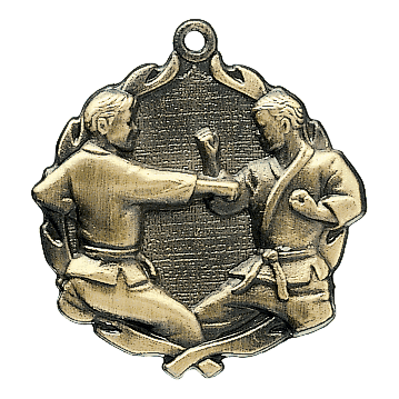 Wreath II Martial Arts Medals - AndersonTrophy.com