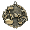 Wreath II Music Medals - AndersonTrophy.com
